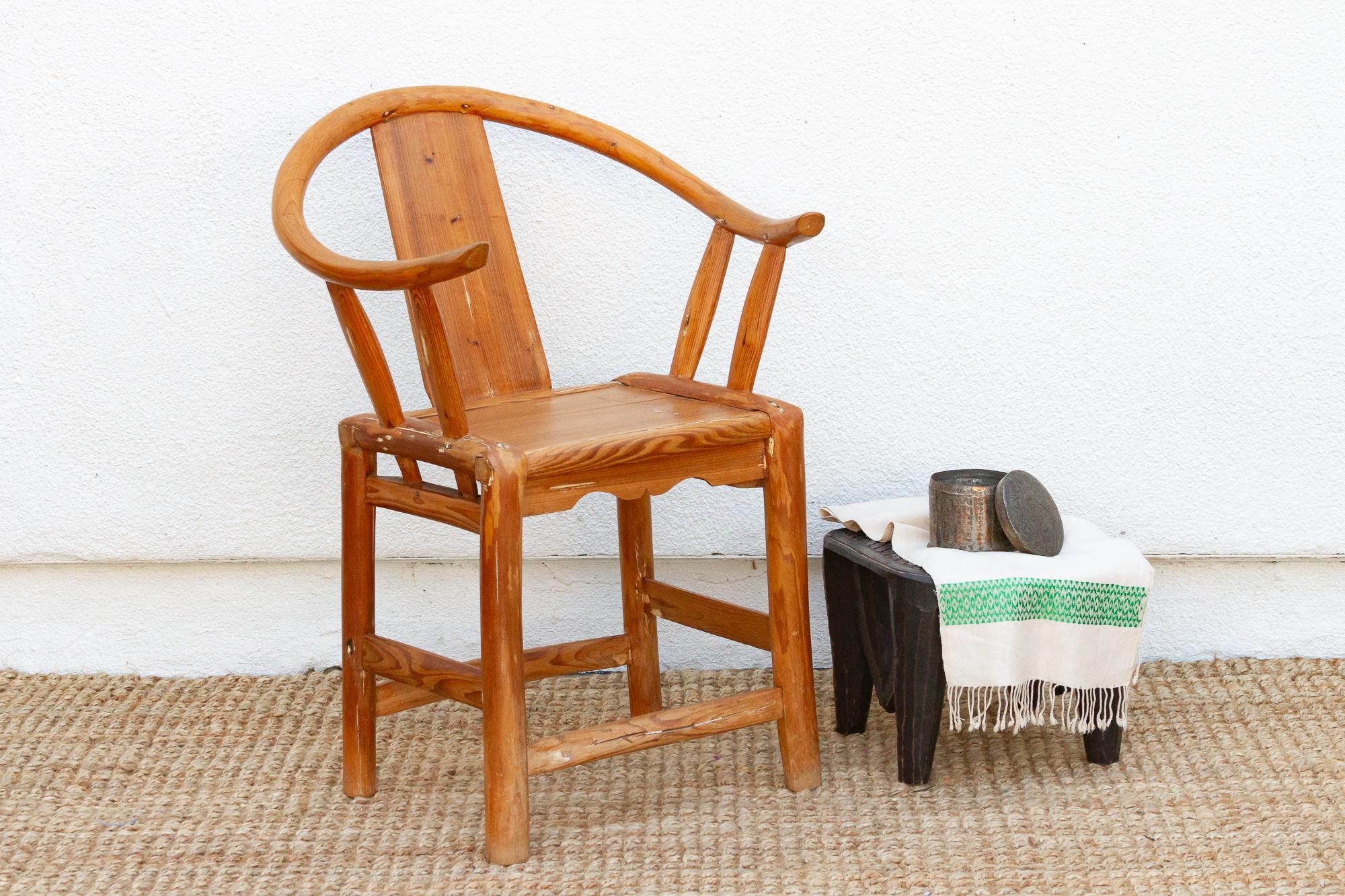 Ming Horseshoe Chair - Etsy