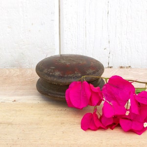 Antique Leather Burmese Tobacco Box, Free Shipping! Small Antique Box, Antique Leather Box, Small Tobacco Box, Antique Asian Keepsake Box,
