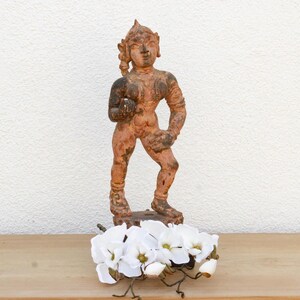 18th Century Indian Deity Sculpture, Historical Indian Deity Statue, Indian Deity Figurine, Antique Hindu Sculpture,  Hindu Deity Artifacts