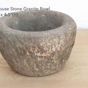Old World Stone Mortar Bowl bild 6