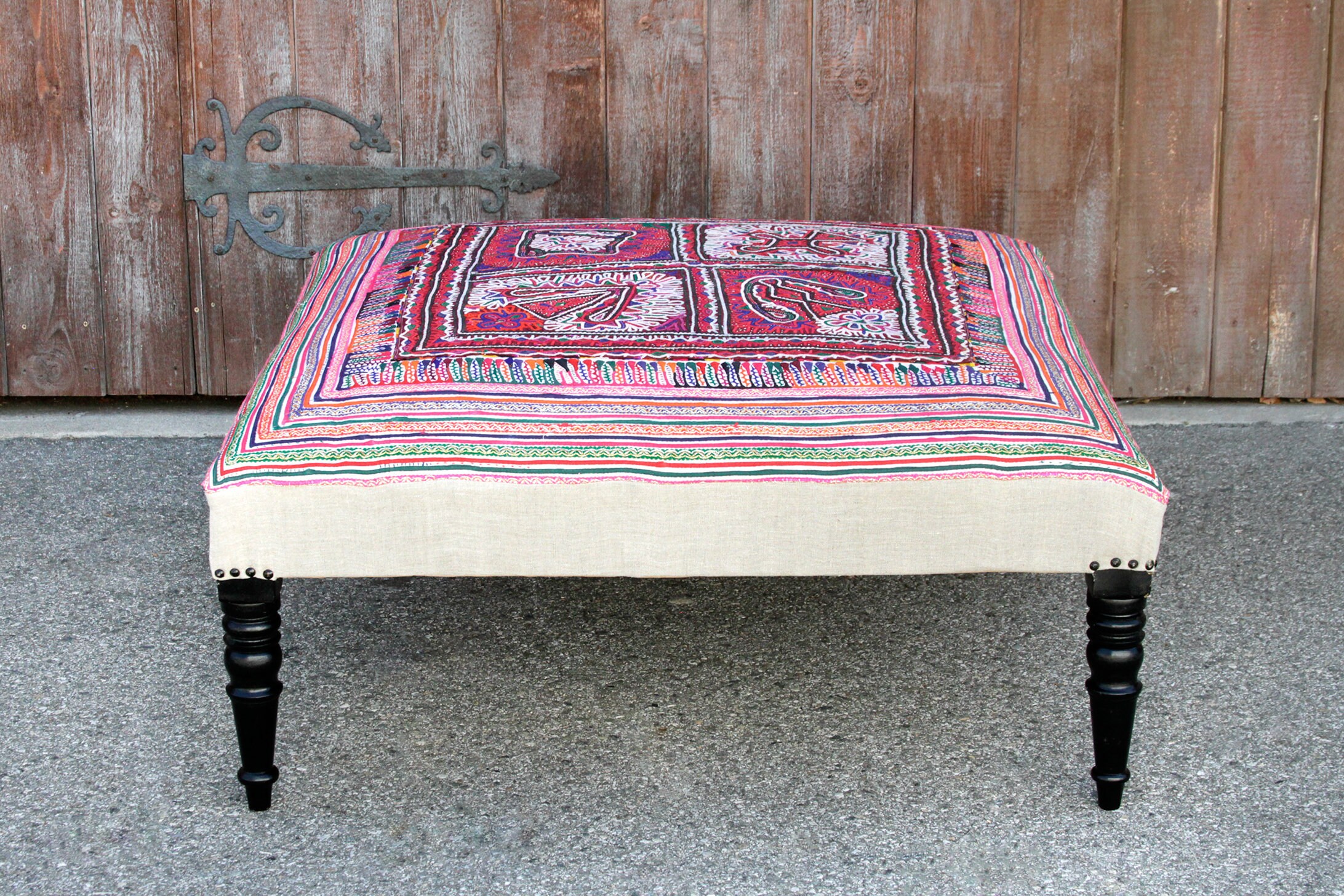 Rawal tapizado otomano otomana de tapicería antigua banco | Etsy