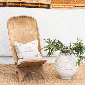 Tribal Senufo Stargazer African Chair, Vintage Senufo Chair, Authentic African Decor, African Seating Stool, Carved Wooden Accent Chair