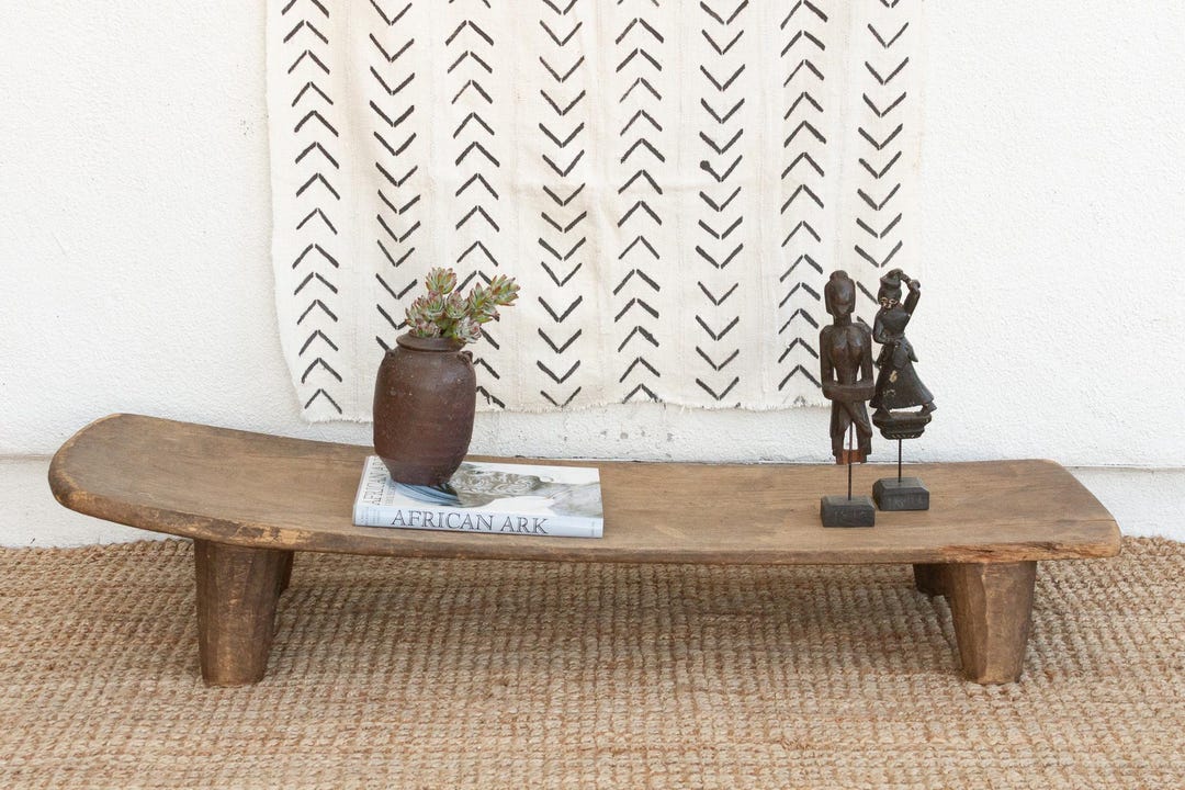 Antique Senufo Wood Coffee Table: Tribal Farmhouse Bench - Etsy