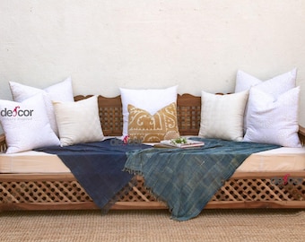 Monumental 108" Long Lattice Mousharabi Daybed