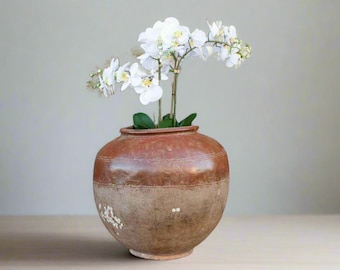 Antique African Clay Vessel: 19th Century Bambara Tribal Pot
