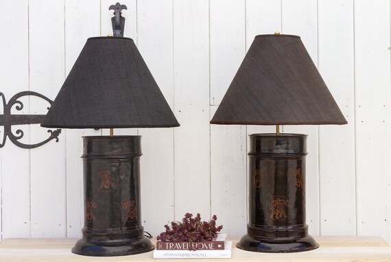 Pair of sale tall table lamps