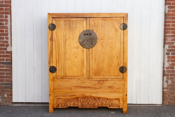 Antique Asian Cedar Armoire Antique Chinese Cabinet Cedar