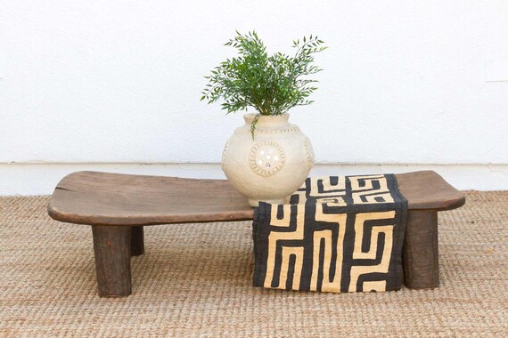 VINTAGE AFRICAN SENUFO COFFEE TABLE or BENCH – Borphosis