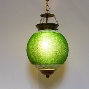 Meadow Beaded Pendant Sphere Lantern, Beaded Pendant Light Fixture, Hanging Pendant Lamp, Bohemian Pendant Sphere, Glass Hanging Lantern