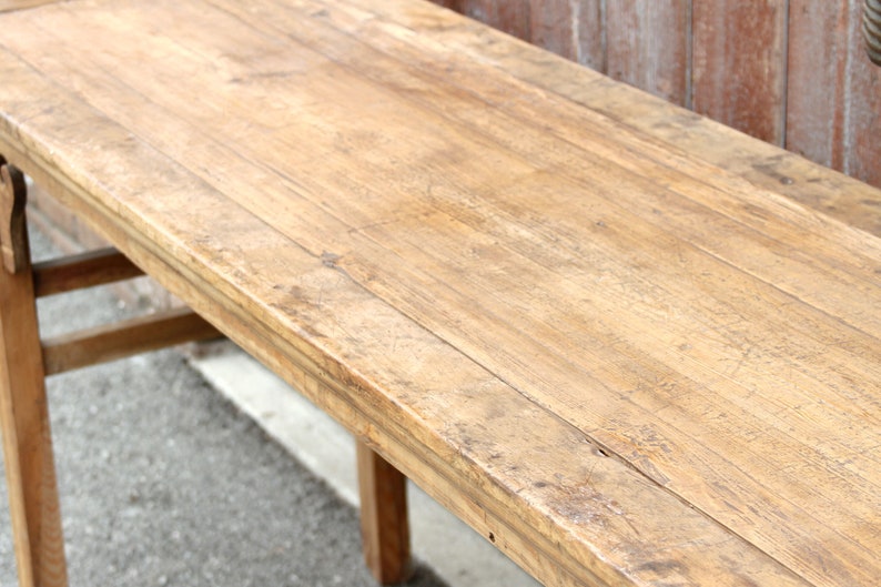 Carved altar Antique Altar Console Asian Alter Table Antique Bleached Wood Altar Console Primitive Chinese Console