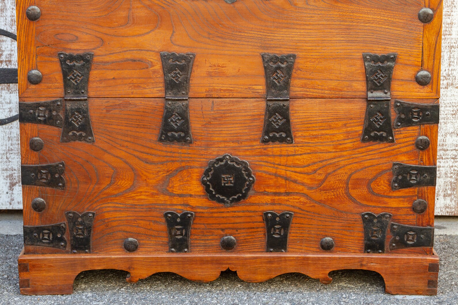 Antique Elm Korean Bandaji Chest Korean Antique Hope Chest Etsy