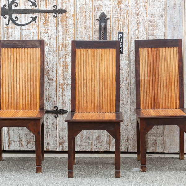 Rustic Dining Chairs Etsy
