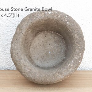 Old World Stone Mortar Bowl bild 7