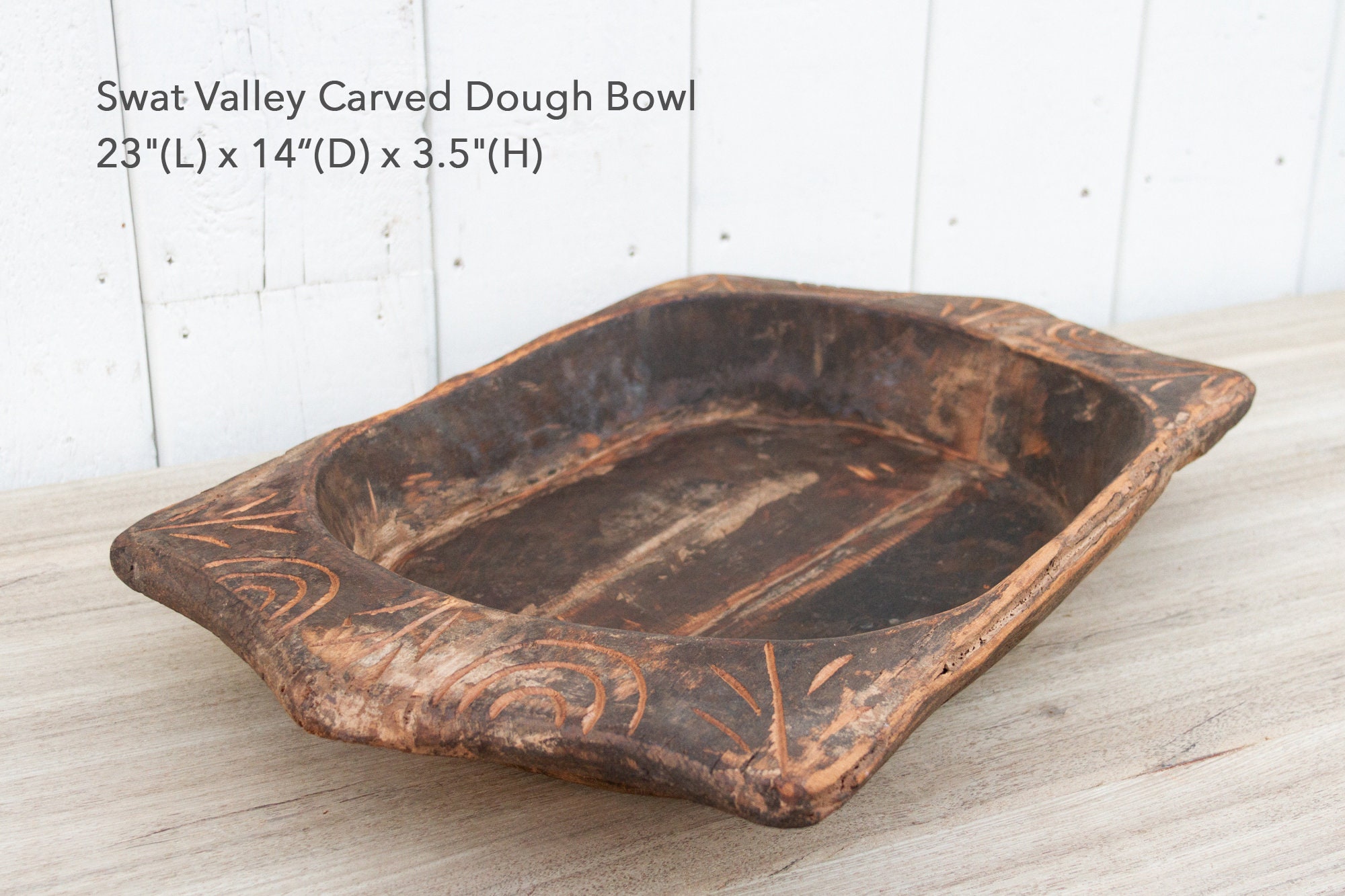 Tribal Vintage Dough Bowl, Antique Dough Bowl, Handmade Wooden
