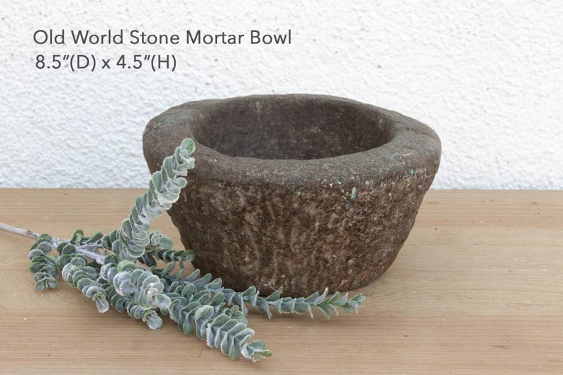Old World Stone Mortar Bowl Old World Stone