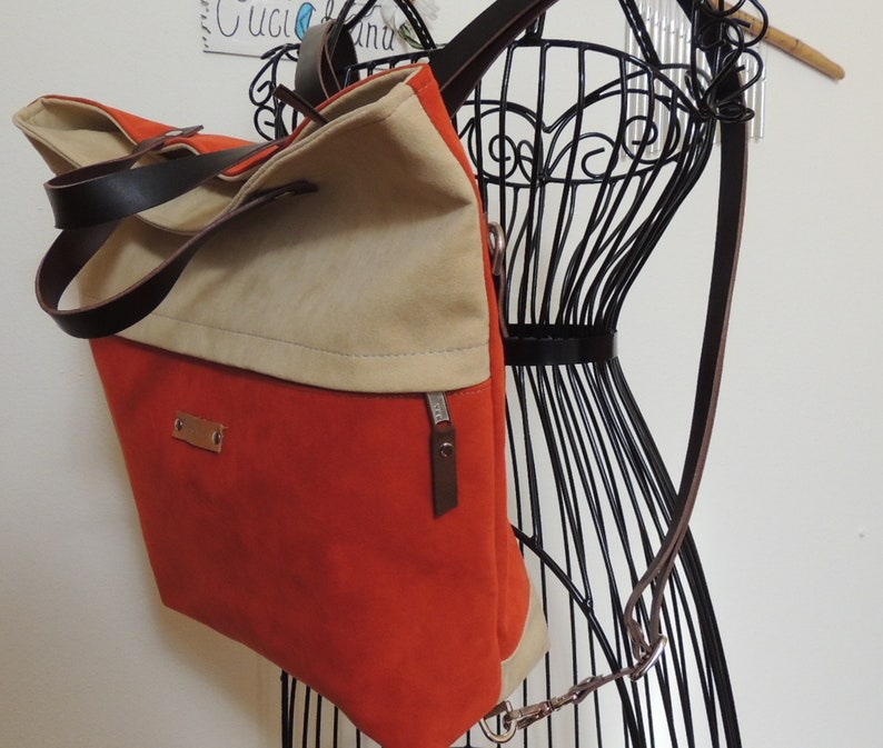 Alcantara Backpack Bag