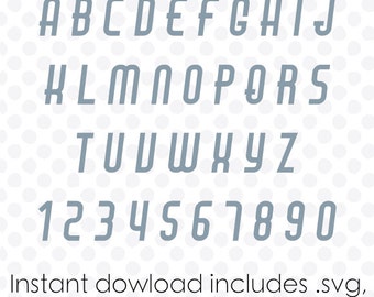 Flight font svg file alphabet instant download ( zipped .dxf .svg .eps and .studio files) vector cutting files