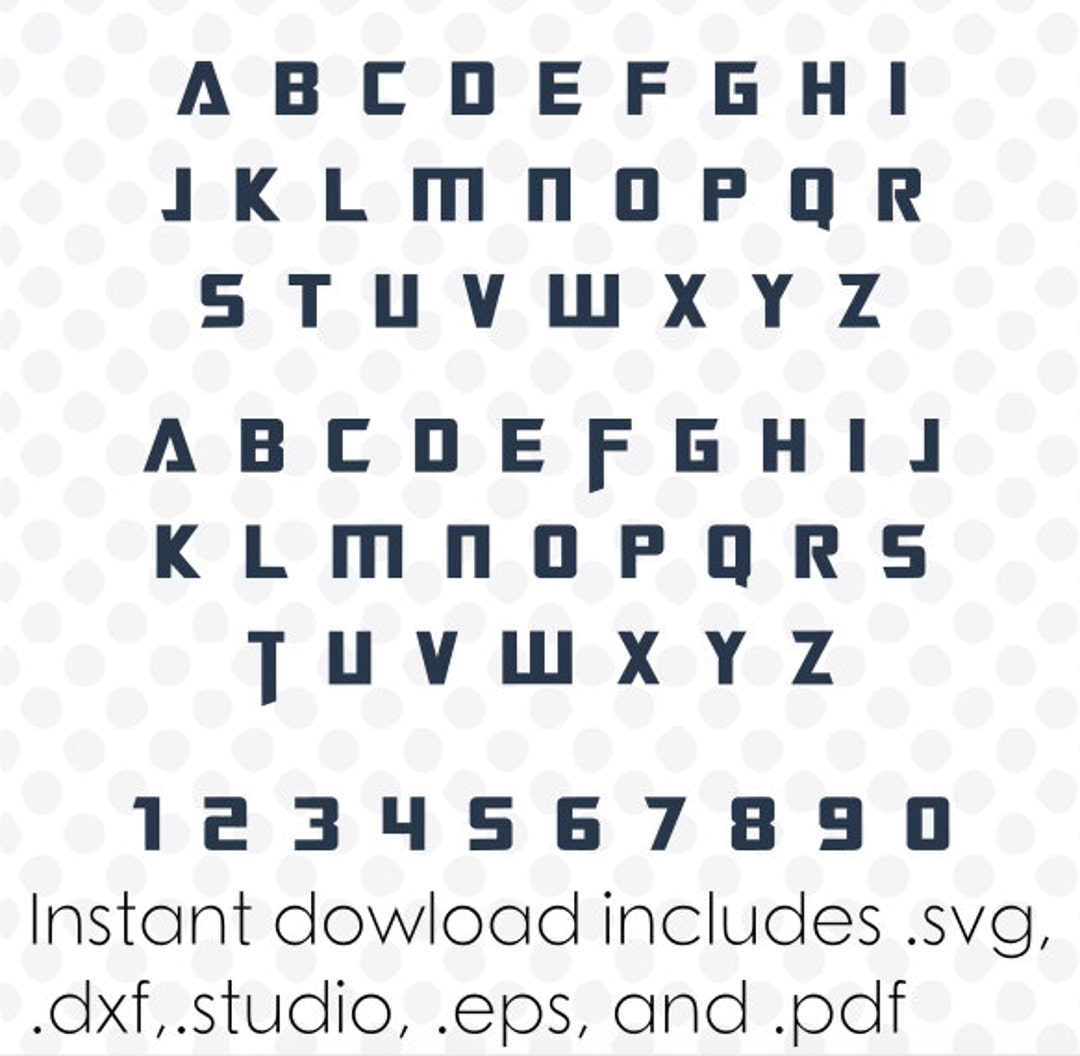 Transformers Inspired Font File Instant Download Zipped .dxf .svg .eps ...