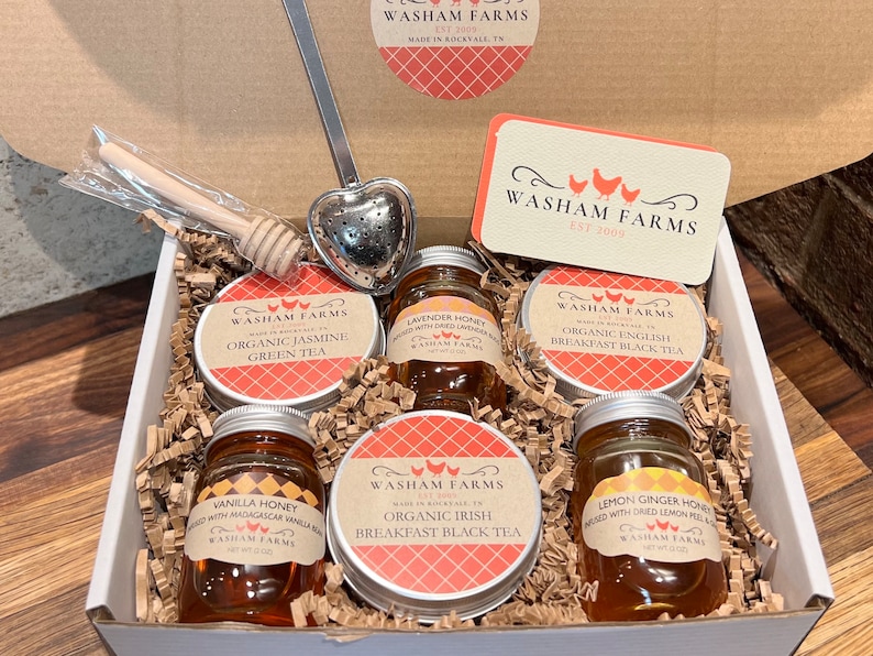 Infused Honey & Tea Gift Set image 1