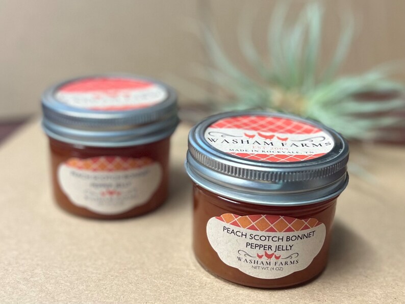 Peach Scotch Pepper Jelly Etsy