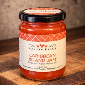 Caribbean Island Jam | Pineapple, Mango, Papaya, Strawberry