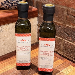 Italian Herb Bread Dipping Extra Virgin Olive Oil 8.5 oz | Flavored Olive Oil | Gourmet Oil | Handcrafted in Tennessee