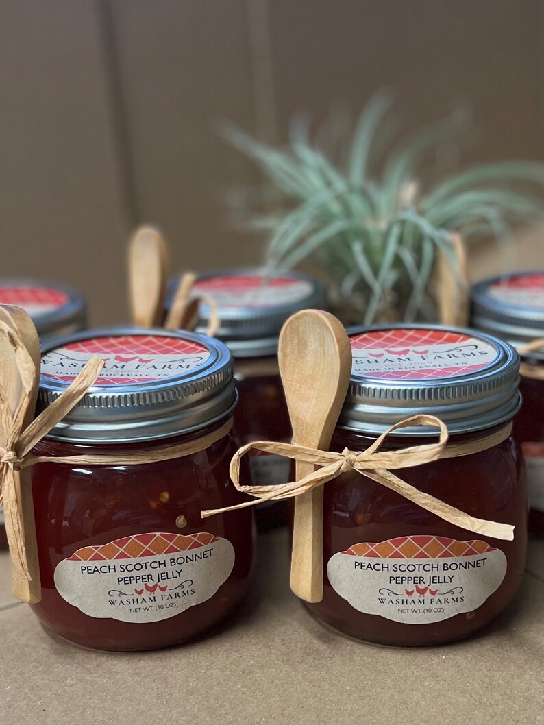 Peach Scotch Pepper Jelly Etsy