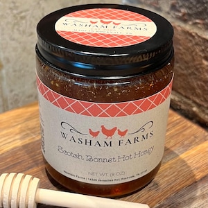 Scotch Bonnet Hot Honey 8 oz