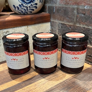Grape Scotch Bonnet Pepper Jelly | Made in Small Batches | Handcrafted in Tennessee | Use as Appetizers, Marinades, or Sauces