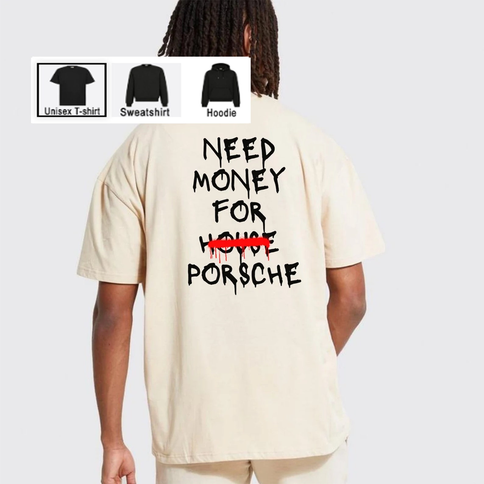 Need Money for A Porsche T-shirt Need Money for A Porsche - Etsy