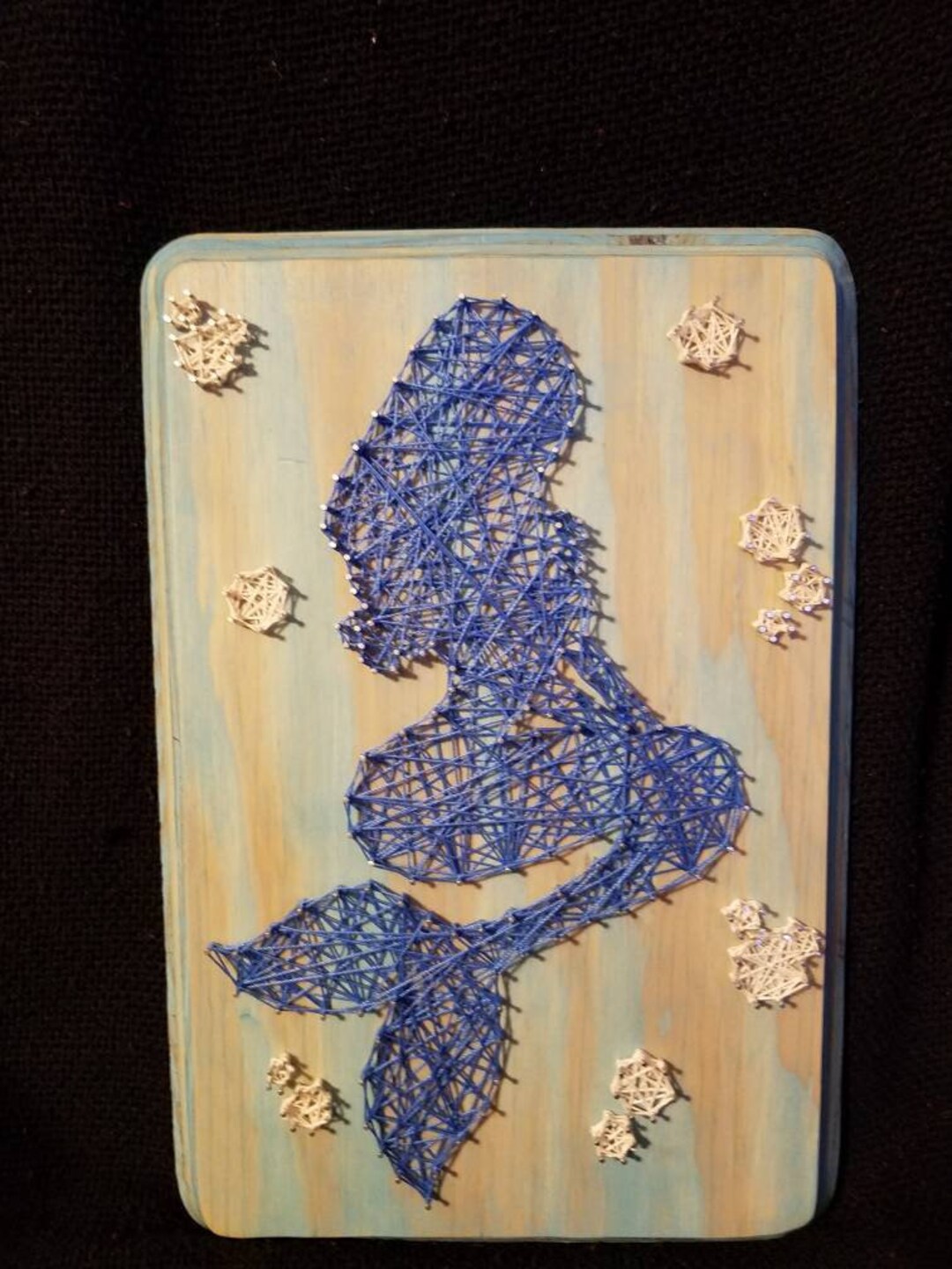 Mermaid String Art Sign Etsy