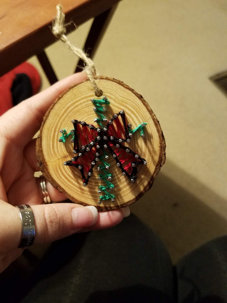 String Art Christmas Ornaments Etsy