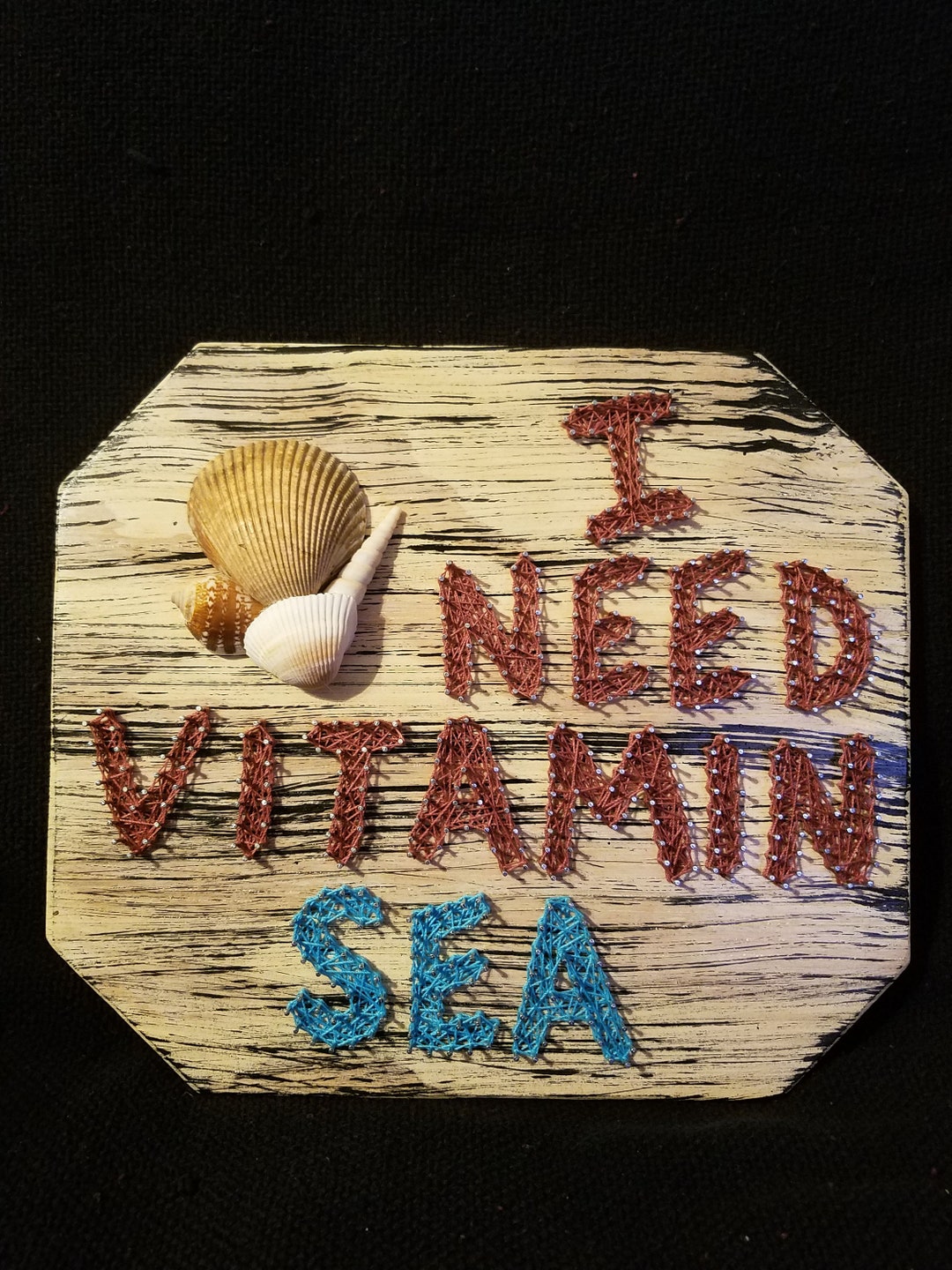 Beach Themed String Art Wall Decor Etsy