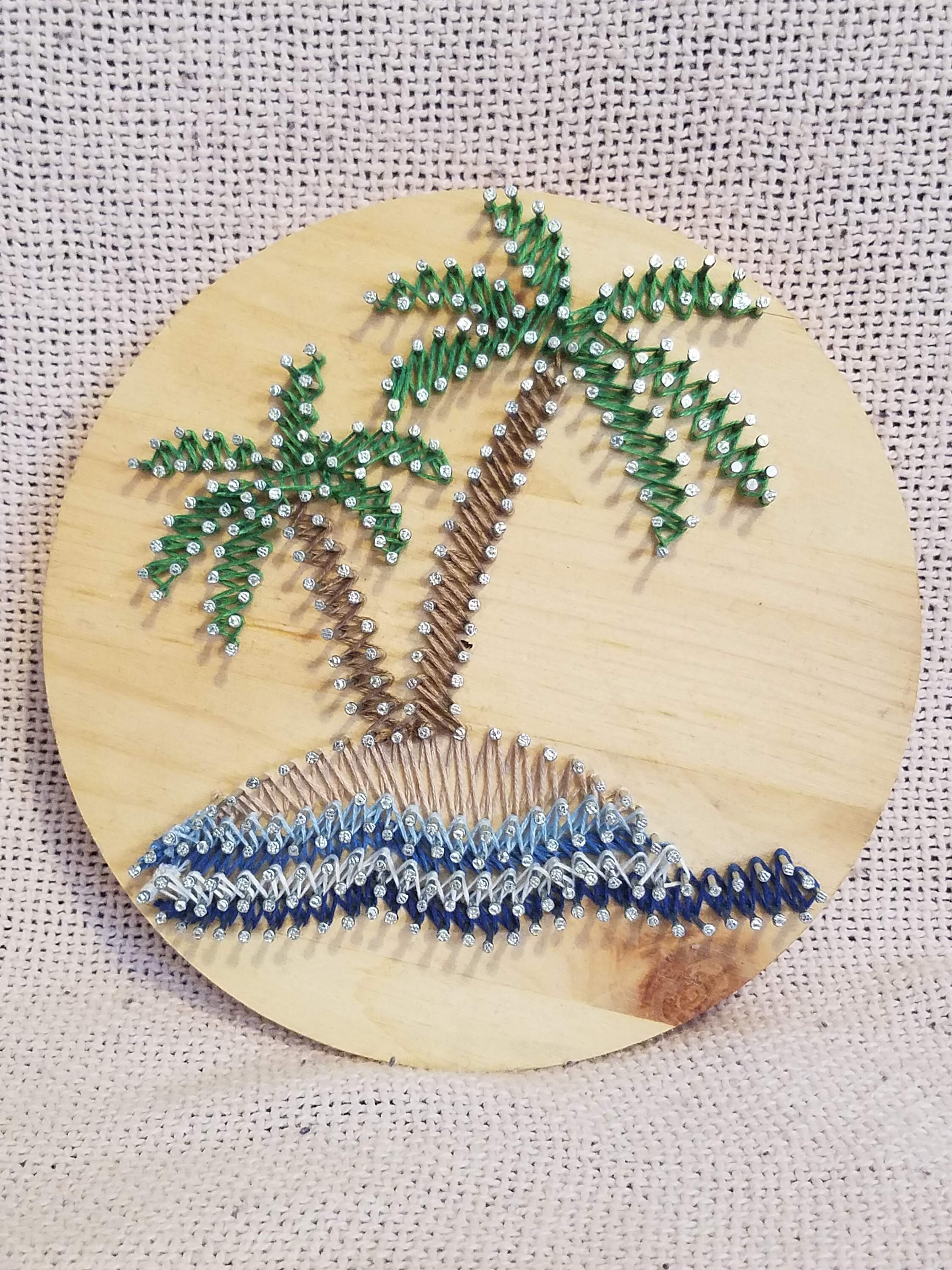 Beach String Art Etsy