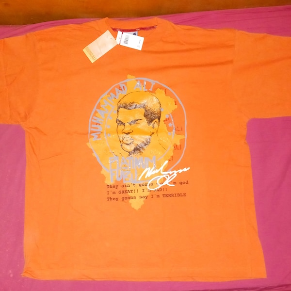 Muhammad Ali  Platinum Fubu T Shirt XXL;