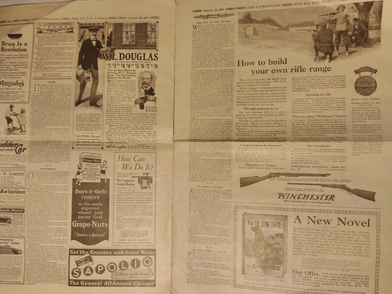 THE YOUTH'S COMPANION, October 25, 1917 '' Who Can Spell Cream Of Wheat'' ?; image 8