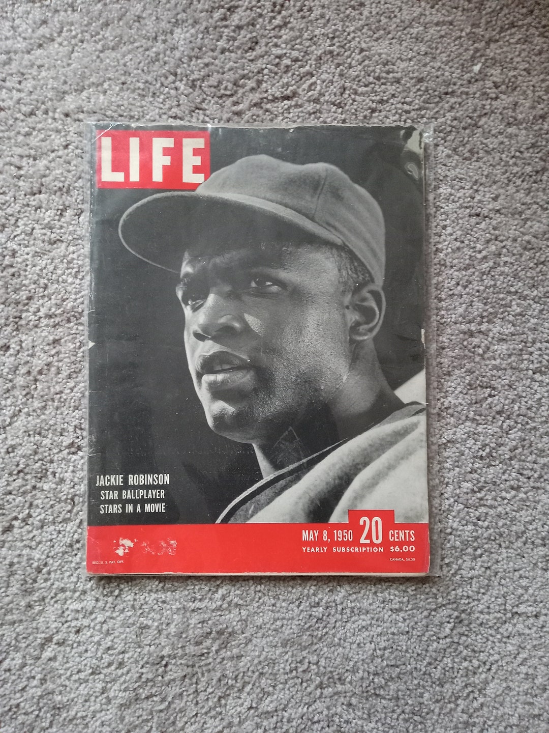 Life Magazine Jackie Robinson May 8. 1950 Etsy
