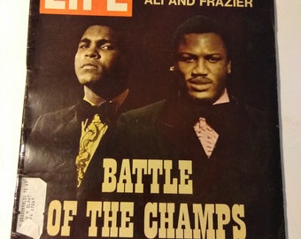 Vintage Life Magazine,  Battle of The Champs, March 1971