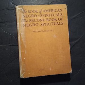 The Book of American Negro Spirituals, The Second Book of Negro Spirituals, 9th Printings 1964; image 1
