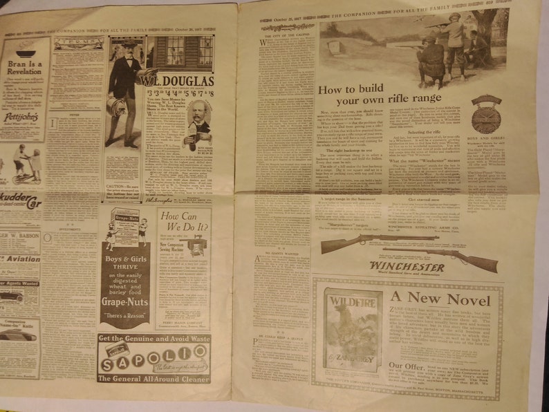 THE YOUTH'S COMPANION, October 25, 1917 '' Who Can Spell Cream Of Wheat'' ?; image 7