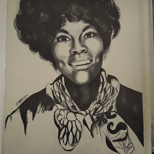 Dionne Warwick Vintage Print by Charles Tarver;