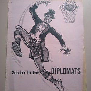 Vintage Canada's Harlem Diplomats Program, Diplomats Pay Tribute To Jessie Owens, 1960s;  Rare Find !!!!