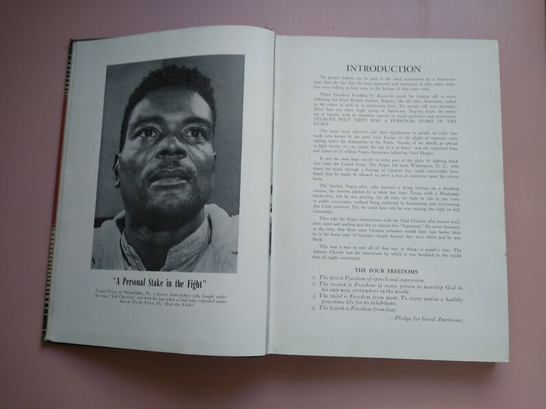 May include: A black and white photograph of a man with a serious expression. The caption reads "A Personal Stake in the Fight".