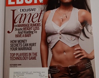 Ebony Magazine Janet Jackson, October 2008;