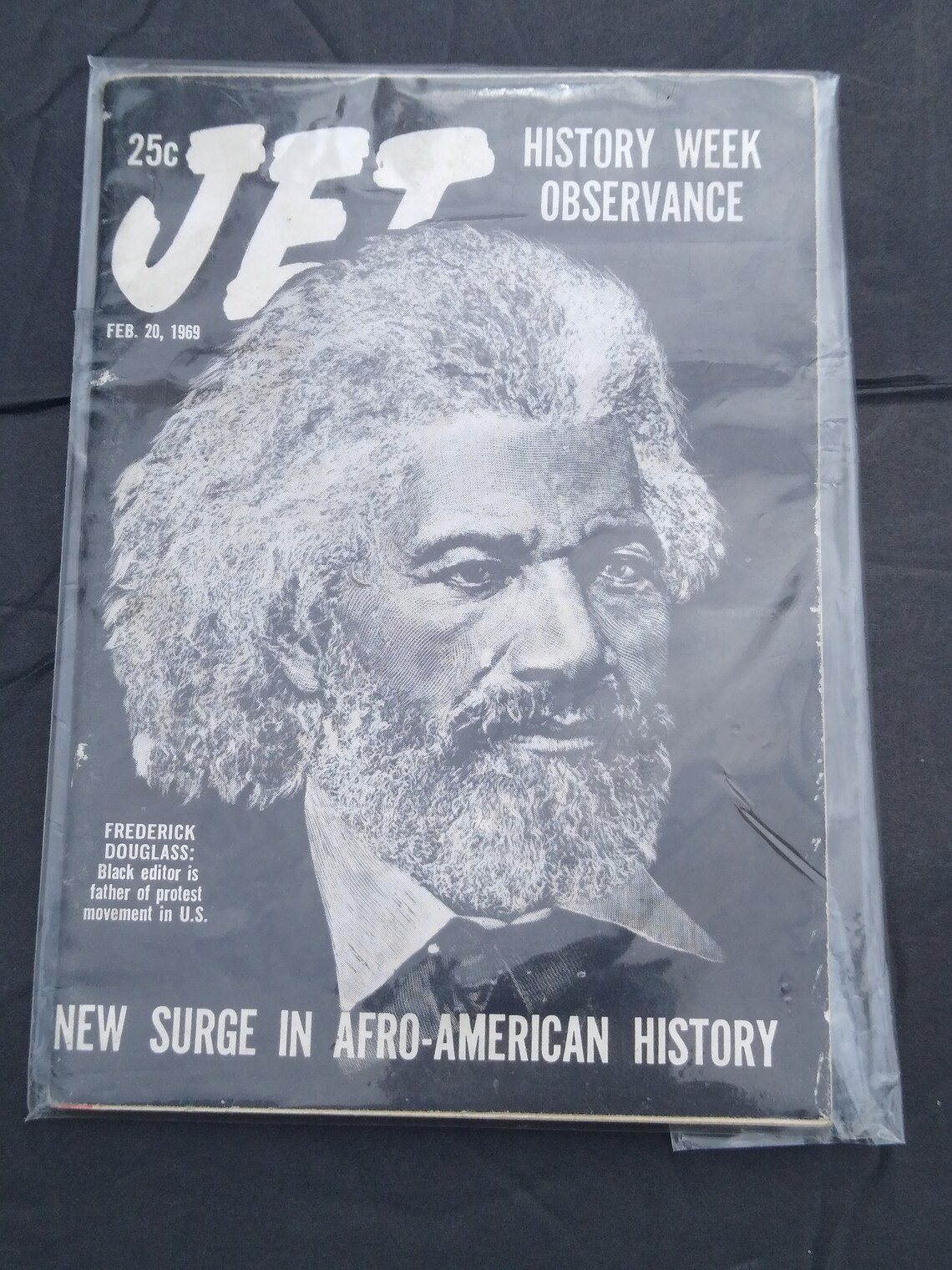 Vintage Jet Magazine Frederick Douglass History Week Etsy
