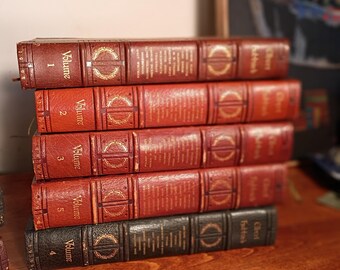 Los escritos completos de Elbert Hubbard, 1908-1911, edición del autor, cada copia está firmada, conjunto de 10 volúmenes.