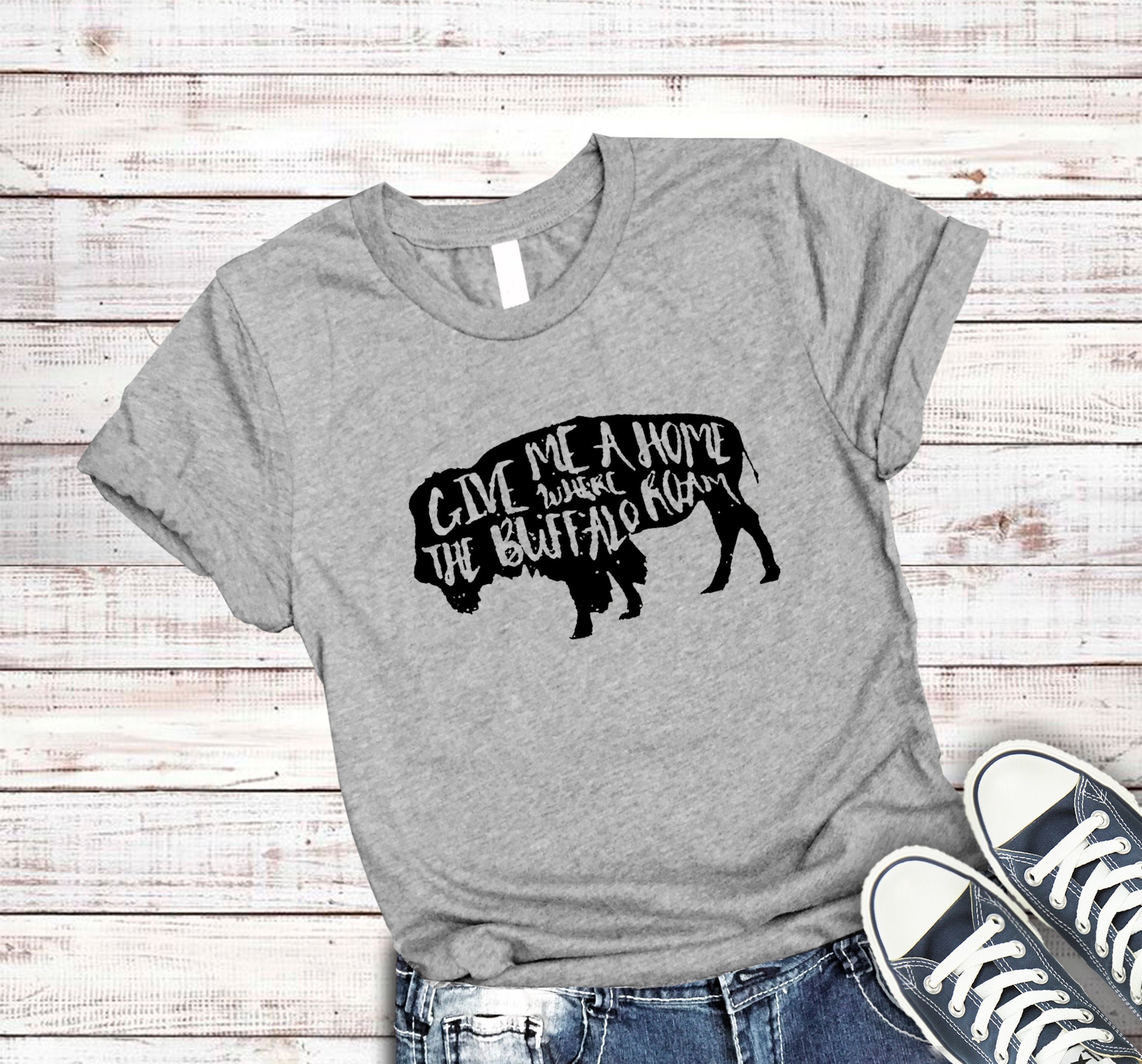 Buffalo Roam Shirt Buffalo Shirt | Etsy 