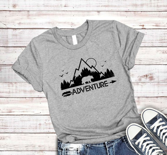 Adventure Shirt Bear Shirt Hiking Shirt Nature Shirt Not | Etsy