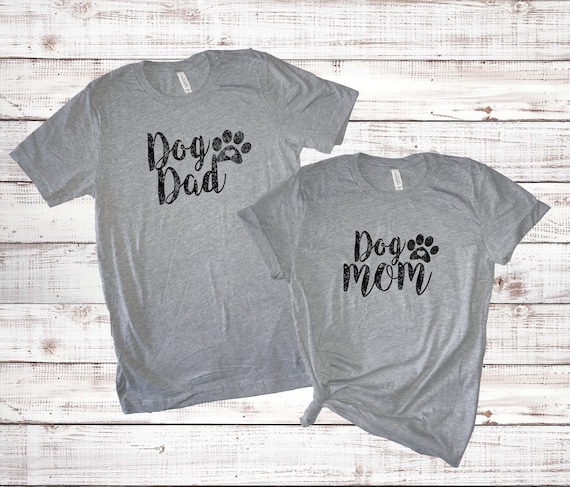 Dog mom and dog dad shirts Clearance