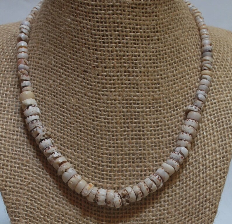 Tiger Puka Shell Choker image 1